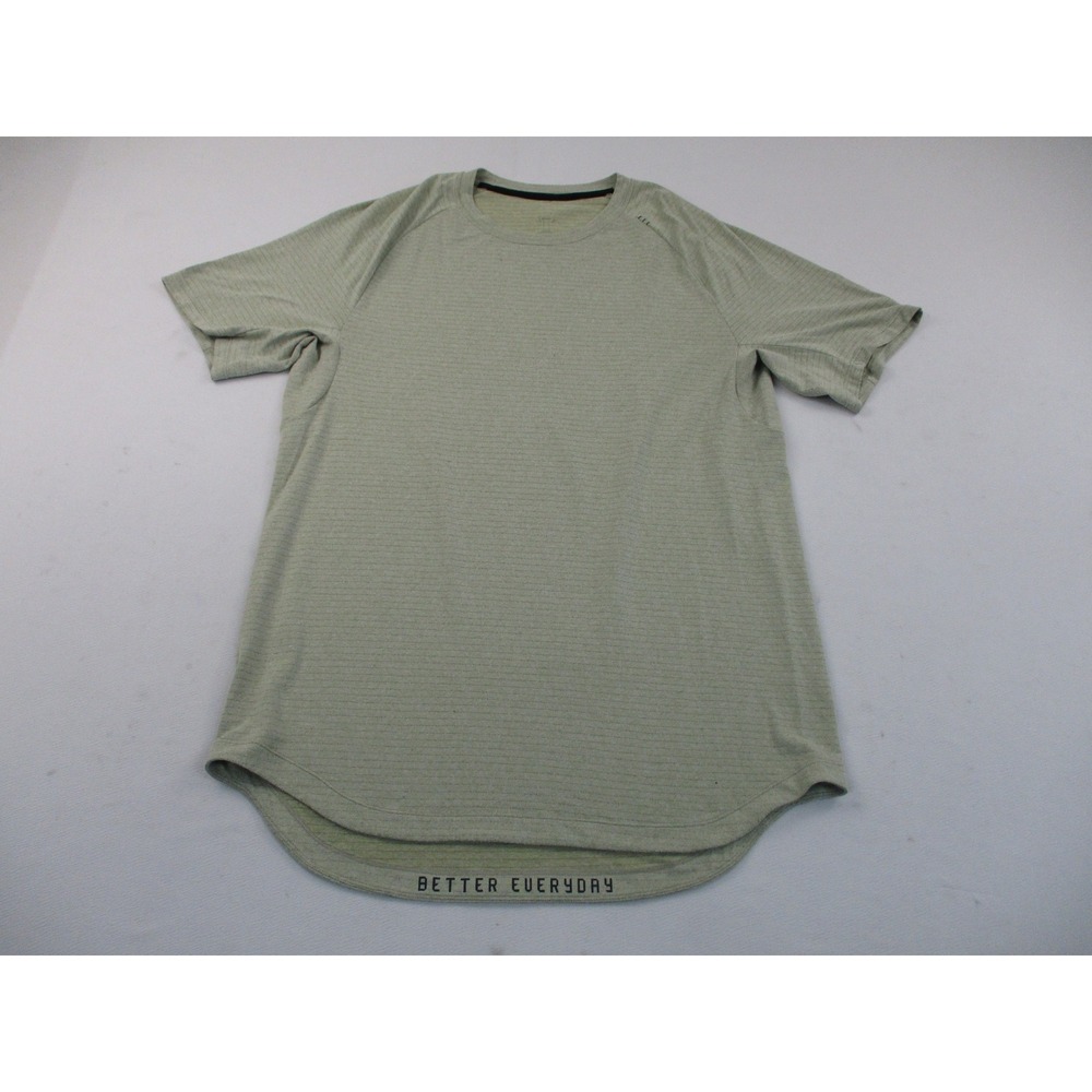 Lululemon Metal Vent Tech Shirt Mens L Green Better Everyday Short Sleeve Gym